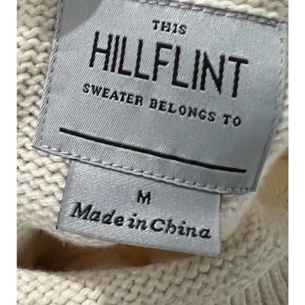 Hillflint University of Tennessee Sweater Cream Orange Mock Neck Womens Sz M - Picture 7 of 8
